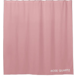 Rose Quartz rosa Farbname Duschvorhang