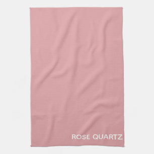 Rose Quartz rosa Farbname Geschirrtuch