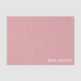 Rose Quartz rosa Farbname Seidenpapier