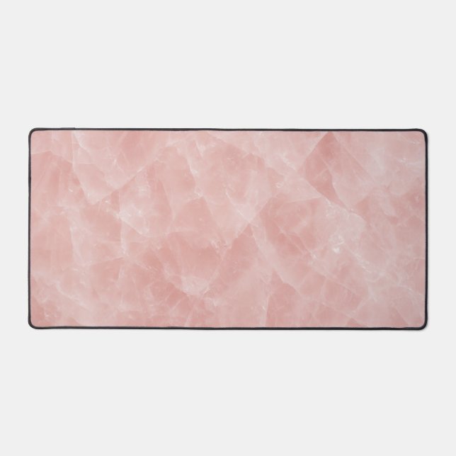Rose Quarz Crystal Desk Mat Schreibtischunterlage (Vorderseite)
