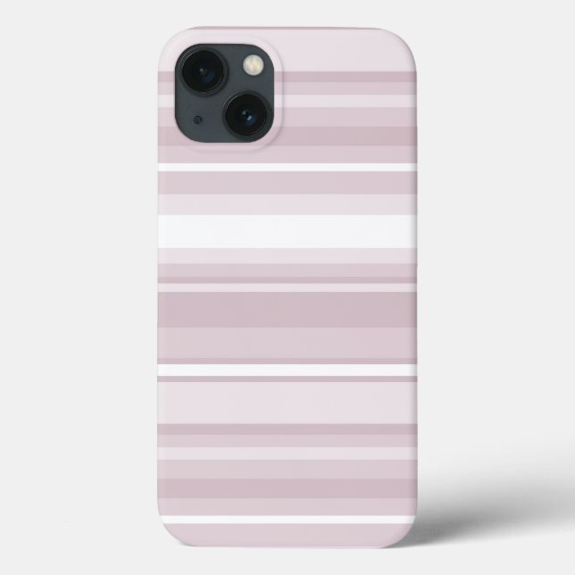 Rose Quarz rosa Streifen Case-Mate iPhone Gehäuse Case-Mate iPhone Hülle (Rückseite)