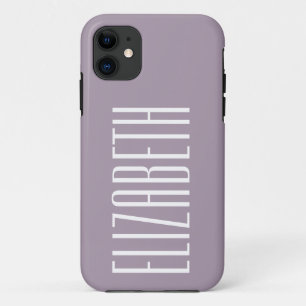 Rose Quarz Solid Color Minimalistischer Name Case-Mate iPhone Hülle