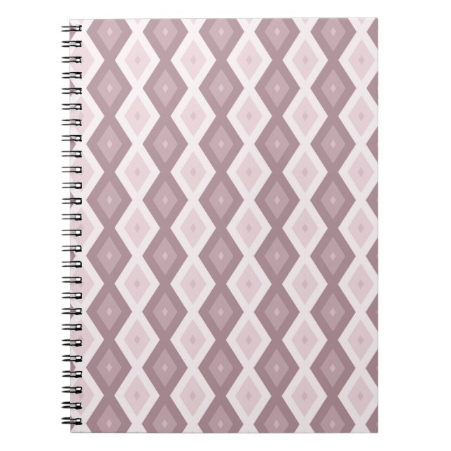 Rose Quarzrosa Notizblock (Vorderseite)