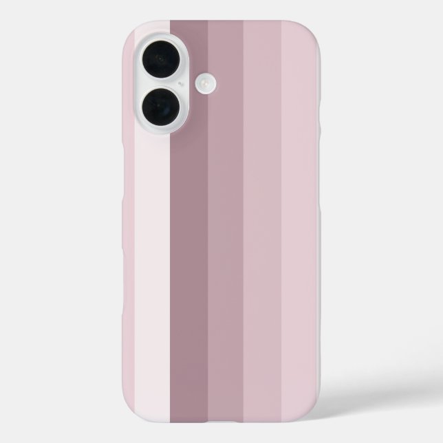Rose Quarzschattenstreifen Case-Mate iPhone Hülle (Rückseite)