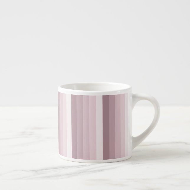 Rose Quarzschattenstreifen Espressotasse (Rechts)