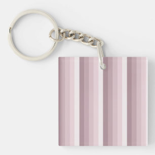 Rose Quarzschattenstreifen Schlüsselanhänger