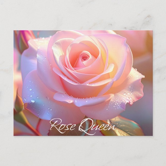 Rose Queen (iridescent edition) Postkarte (Vorderseite)