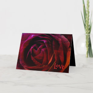 *'Rose Red' - Liebe Tut Karte