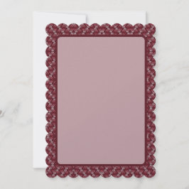 Rose Red Wave Feiertagskarte