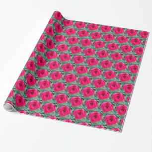 Rose Red Wrapping Paper Geschenkpapier