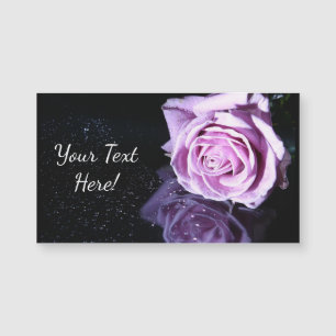 Rose Reflektion Magnetkarte