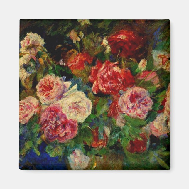 Rose, Renoir-Gemälde, Magnet (Vorne)
