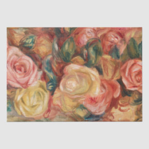 Rose Renoir Impressionist Painting Tissue Seidenpapier