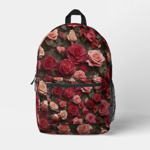 "Rose Reverie" Bedruckter Rucksack