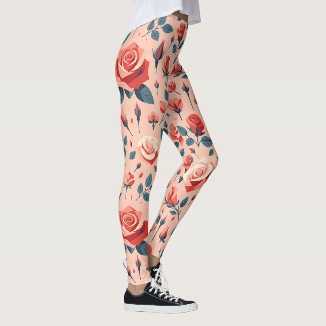 Rose Rhapsody Muster Leggings (Rechts)