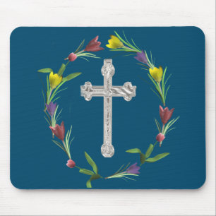 Rose Ringkreuz Mousepad