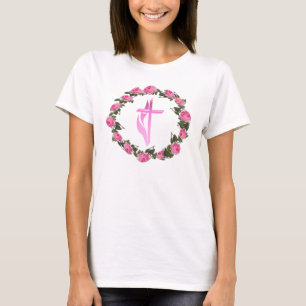 Rose Ringkreuz T-Shirt