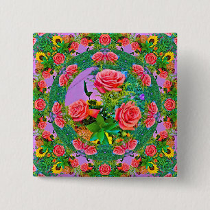 Rose Rings Button