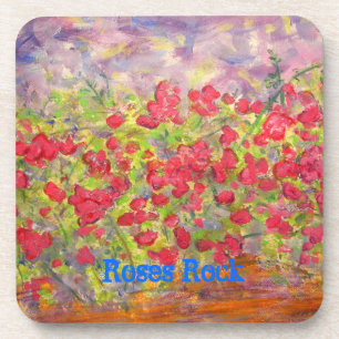 Rose Rock Getränkeuntersetzer
