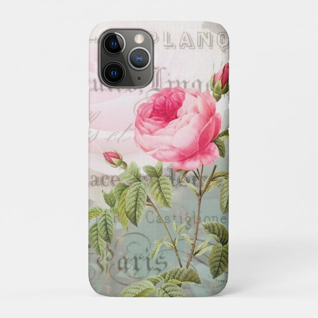 Rose Romantic iPhone 11 Pro Case-Mate iPhone Fall Hülle (Rückseite)