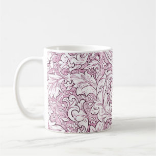 Rose Rosa Barock Verzierte Foliage Kaffeetasse