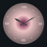 Rose rosa beleuchtete Ausführung> Rundwand-Uhren Große Wanduhr<br><div class="desc">Eine hübsche Rose mit leuchtendem Design mit lachsfarbenem Hintergrund und hellen Ziffern passen daher zusammen.</div>