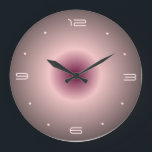 Rose rosa beleuchtete Ausführung> Rundwand-Uhren Große Wanduhr<br><div class="desc">Eine hübsche Rose mit leuchtendem Design mit lachsfarbenem Hintergrund und hellen Ziffern passen daher zusammen.</div>