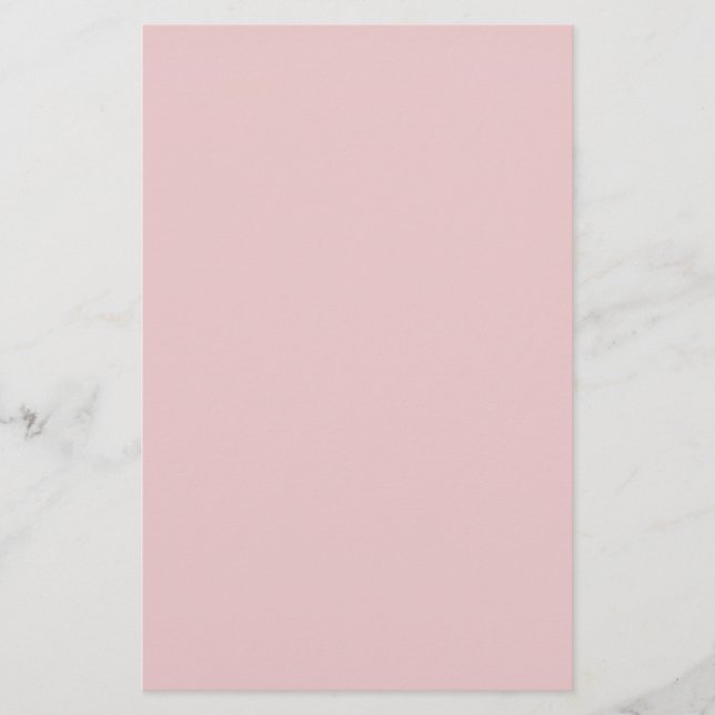 Rose Rosa Farbe Briefpapier (Vorderseite)