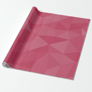 Rose rosa geometrisches Maschenmuster Geschenkpapier