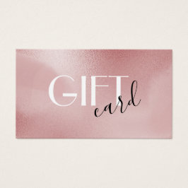 Rose Rosa Geschenkkarte