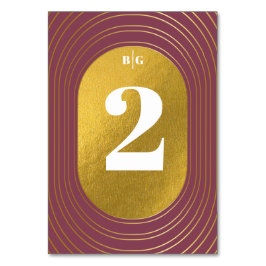 Rose Rosa & Gold Moderne Minimalistische Hochzeit Tischnummer