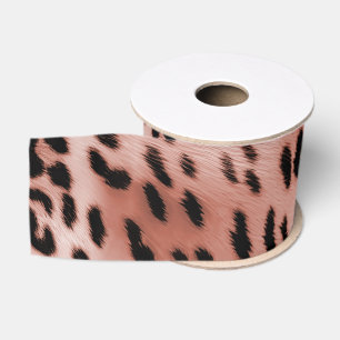 Rose Rosa Leopard Ripsband