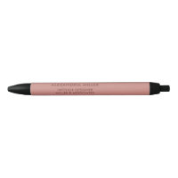 Rose Rosa Name Firma Typograk Schwarze Tinte