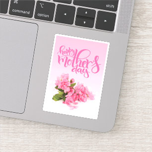 Rose Rosa Narbe   HAPPY MUTTER'S DAY Sticker