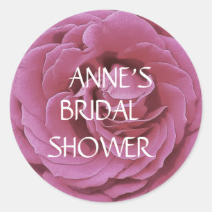 Rose, rosa Rose Foto Klassischer Aufkleber