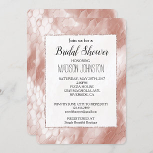 Rose Rosa Schlangenhaut Einladung