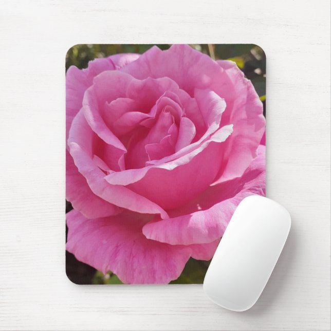 Rose Rosa Tee Mousepad (Mit Mouse)