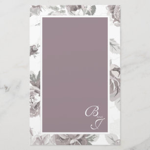 Rose rosa Verlobung Briefpapier