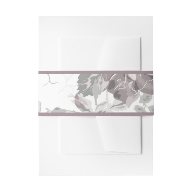 Rose rosa Verlobung Einladungsbanderole (Vorderseite Beispiel)