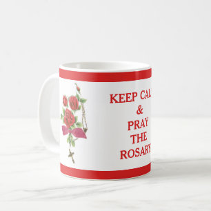 ROSE ROSARY BEHIELT CALM CRUCIFIX TASSE