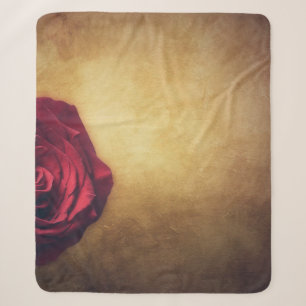 Rose Rose blühen abstrakt romantisch Sherpadecke