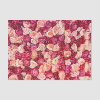 Rose Rose Dekoupage Rosa Decoupage Seidenpapier
