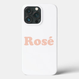 "Rose" Rose hellrosa Buchstaben Case-Mate iPhone Hülle