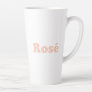 "Rose" Rose hellrosa Weiß Milchtasse