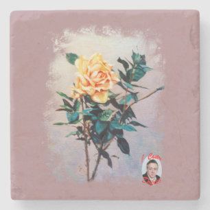 Rose/Rose Steinuntersetzer