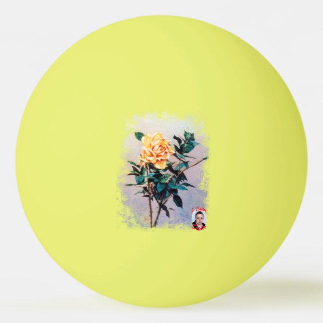 Rose/Rose Tischtennisball (Vorderseite)