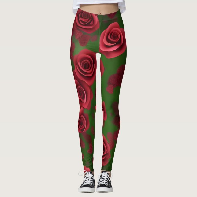 Rose, Rose von ej gold Leggings (Vorderseite)