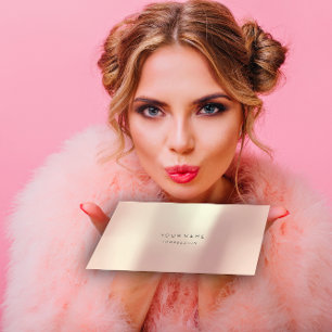 Rose Rost Frühling Abstrakte Mindestseidenmetalle Visitenkarte