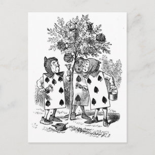 Rose rot zeichnen postkarte