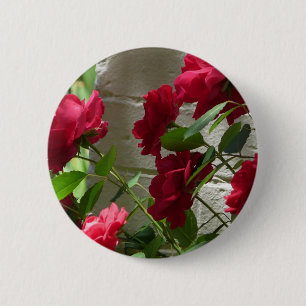 Rose, Rote Rose Button
